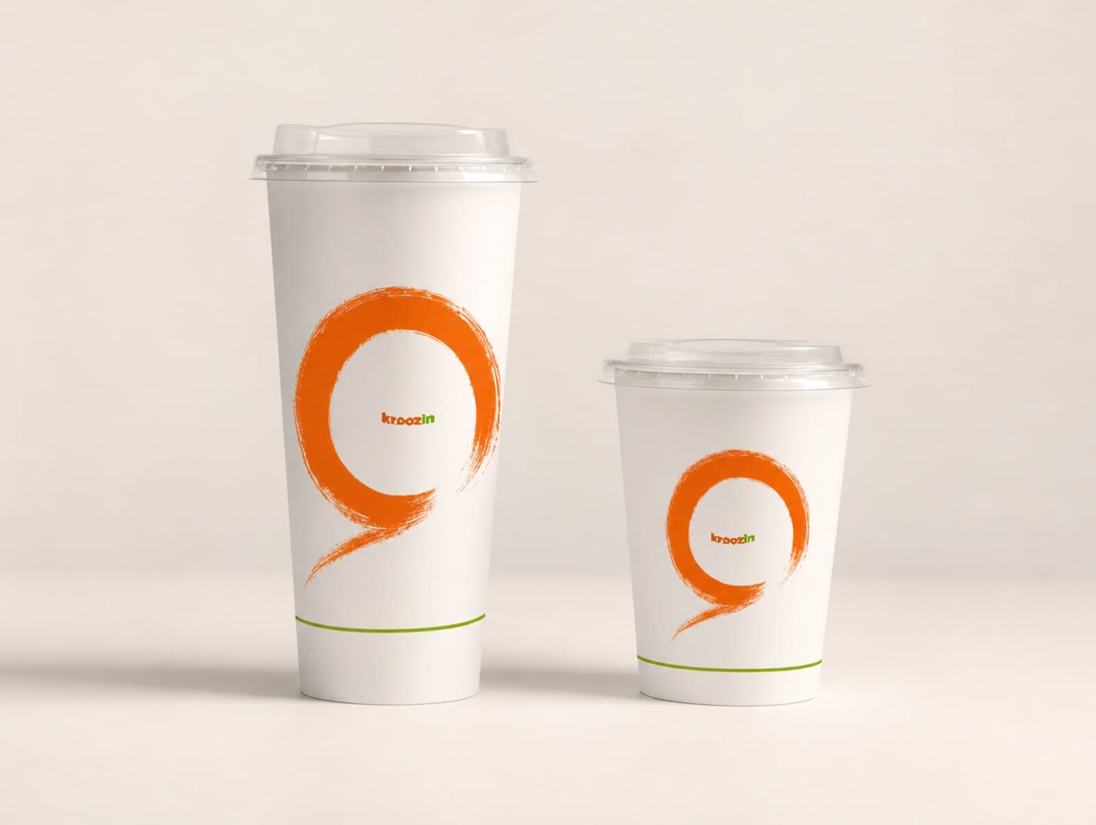 A Kroozin 44oz and 32oz cup side by side.
