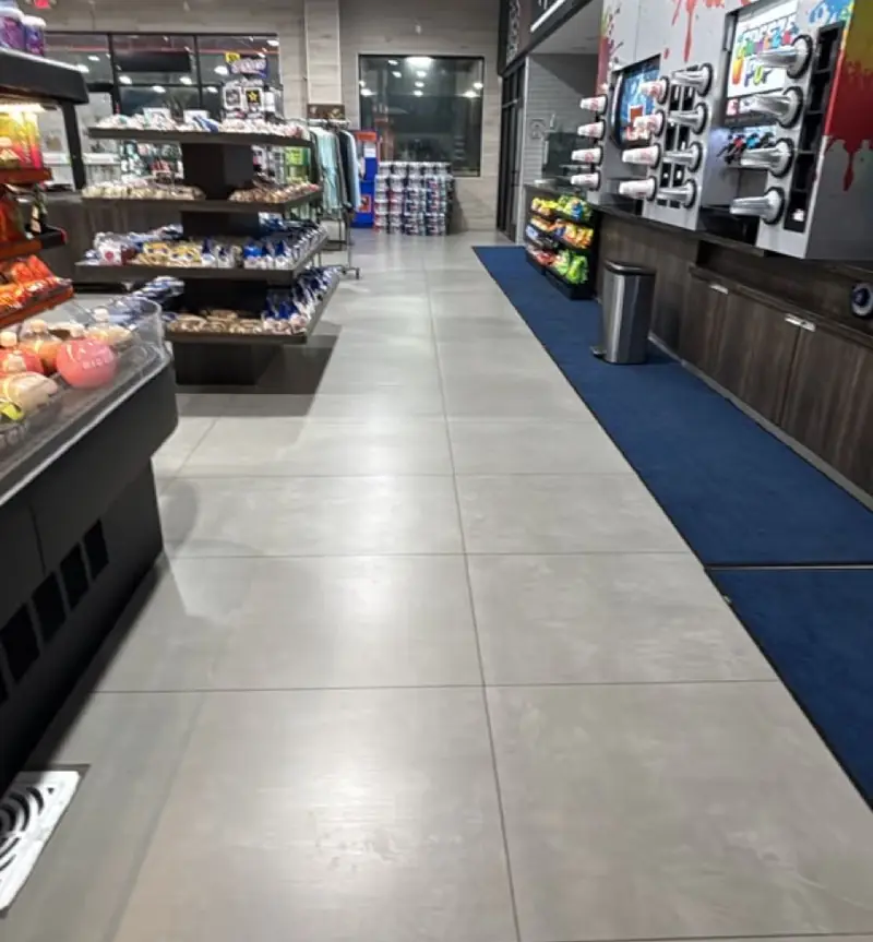 Fountain drink machines inside Kroozin at 16503 FM 529